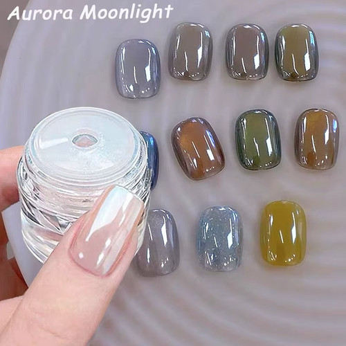Aurora chrome nail powder - aurora,
