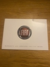 FIAT SERVICE BOOK STAMPED ALL