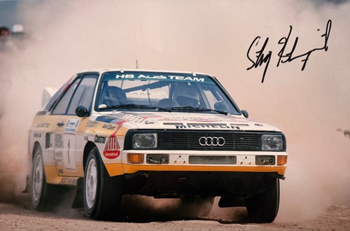 Stig blomqvist hand - blomqvist, signed