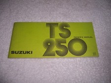 Suzuki TS250B Owner's Manual pb motorcycle 1976