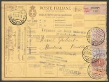 Italy 3.00 Lire parcel card