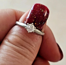 Platinum Diamond Solitaire