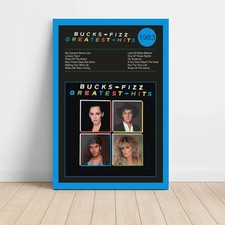 Bucks Fizz – Greatest Hits Fine Art Album Poster