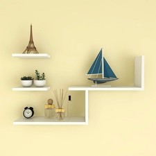 Set of 4 Floating Wall Shelves