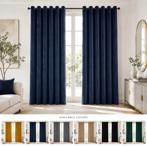 Heavy thick velvet curtains - heavy,