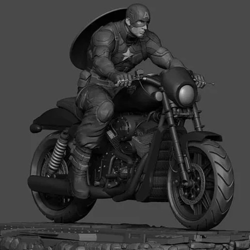 Captain america motorcycle - america, |