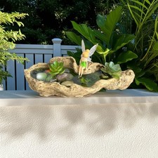 Handmade Wooden Look Resin Led