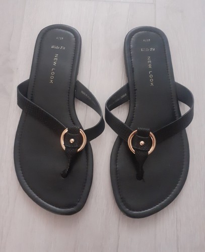 New look black leather gold - black, /