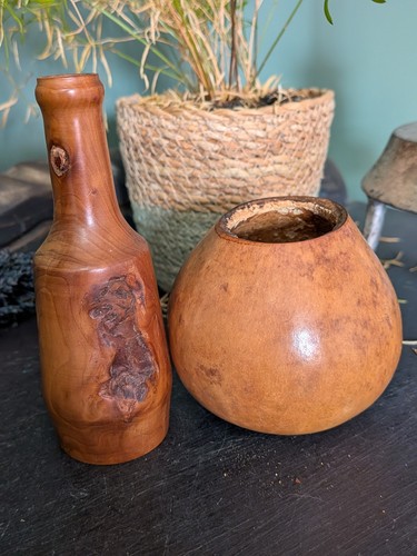 Pair rustic natural - of,