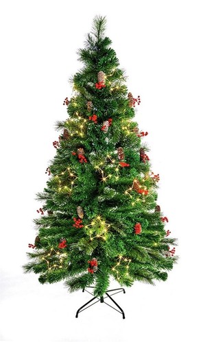 Pre lit christmas tree 4ft - lit,