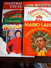 Christmas  Joblot 6 X Vinyl 12" LPs.  Sing Along To Lanza Reeves Tijuana Brass