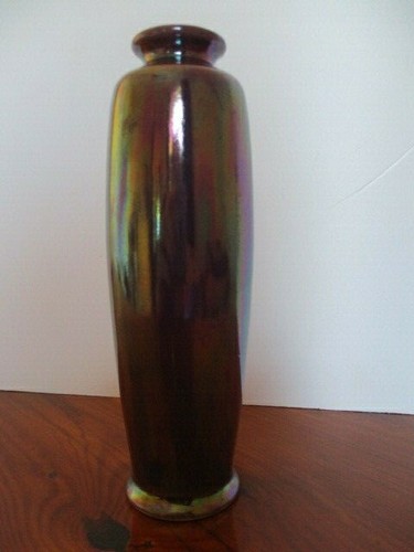 Ruskin vase purple lustre - vase,