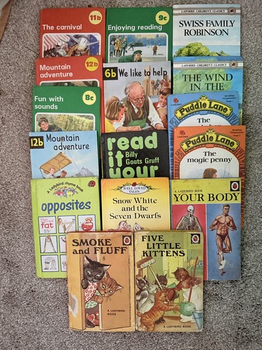 Collection vintage ladybird - of,