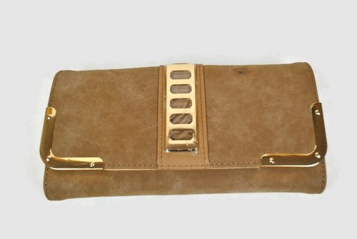 Brown faux suede - brown,