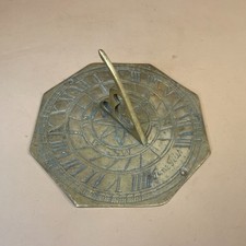 Antique Brass Gold Sun Dial