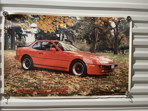 Vintage 1984 poster - poster, porsche