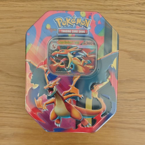 Mega charizard tin - mega,