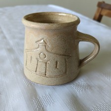 STEVE TABBERER Coalbrookdale Pottery Stoneware Mug - St. Peter's Moonkmoor 1989.