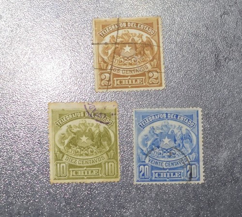 Chili stamps telegraph - ,