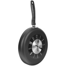 Nordic Creative Metal Pan Clock Pan Clock Metal Hanging Clock Nordic Wall Clock