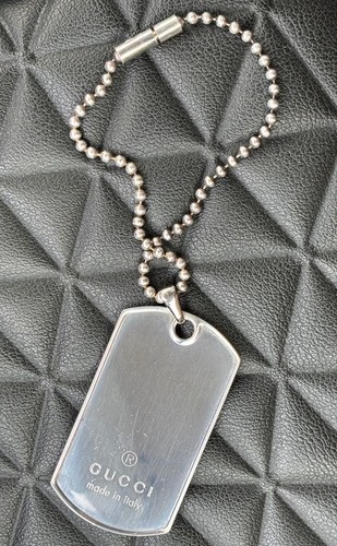 Gucci dog tag silver 925 - tag,