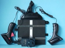 SCALEXTRIC POWERBASE, 2 SPEED LIMITING HAND CONTROLLERS, TRANSFORMER P9400W 1:32