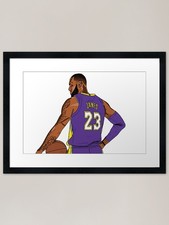 LeBron James Framed Art Print