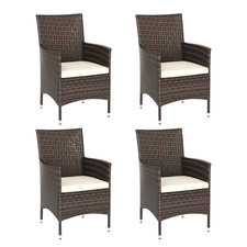 Outsunny 4PC Rattan Wicker