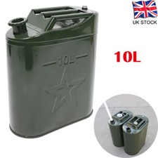 10L Metal Jerry Can Car Green
