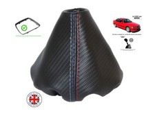 Gear Gaiter + Frame For BMW E36 Vinyl Carbon Fiber Black TRI  Stitching
