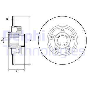 New brake disc - new, for