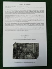 1996 80th Anniversary Of 1916 Irish Republican Easter Rising Phone Card. 