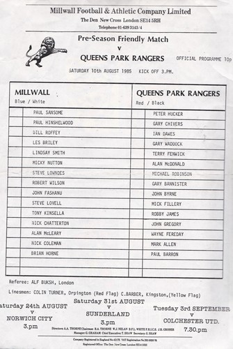Millwall queens park rangers - v,