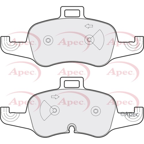 Brake pads set for audi - set,