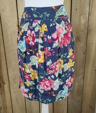 Joules Floral Short Skirt Size