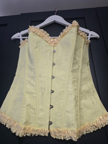 Corset yellow lingerie - yellow,
