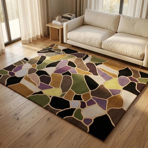 Hand tufted soft wool - soft, rug