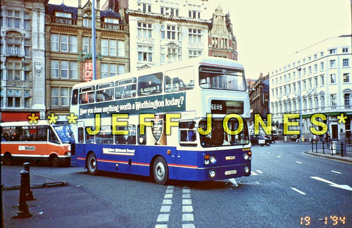 Original 35mm bus slide - bus,
