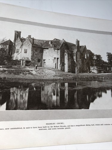 Shropshire 1924 madeley - madeley, court