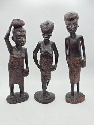 Vintage african carved wood - vintage,
