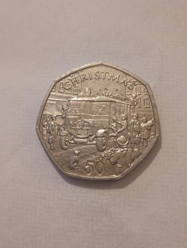 Rare 50p coin christmas - 50p,