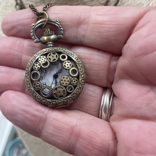 Steampunk pocket watch cogs - steampunk,