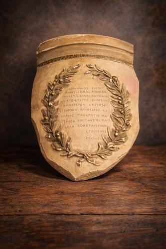 Greek antique inscribed plaque - antique,