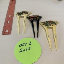 3 VTG Japanese Kanzashi