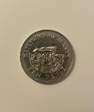 Rare 10 Pence , Bailiwick Of Jersey 1992 Used In Good Condition 