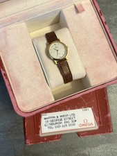 Ladies Omega Deville Solid 18K
