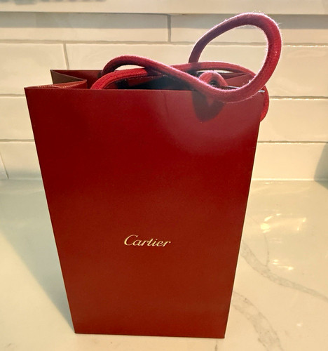 Cartier red paper gift bag - paper,