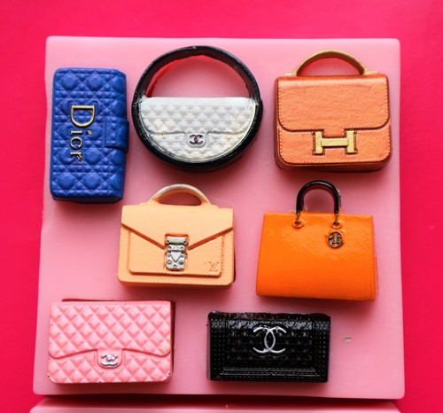 Handbags 001 silicone mould - silicone,