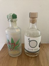 Miniature Sloe Gin & Mary Jane 20cl Glass Bottles