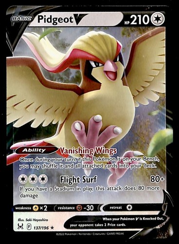 Pidgeot lost origin ultra - pidgeot,
